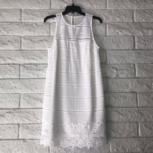 Abercrombie & Fitch white Laced Dress Size MT